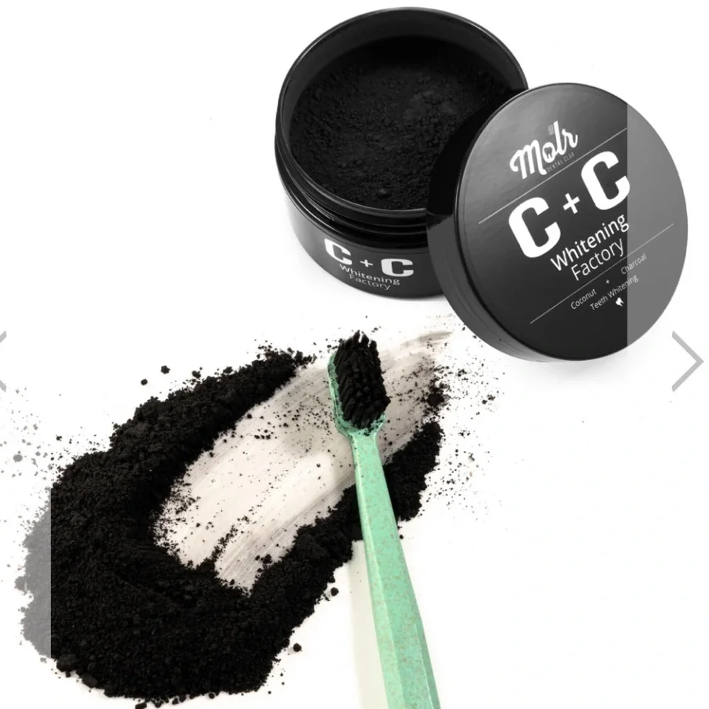 NIB - Molr C+C Whitening Factory, activated charcoal teeth whitening, 30g - Picture 2 of 2